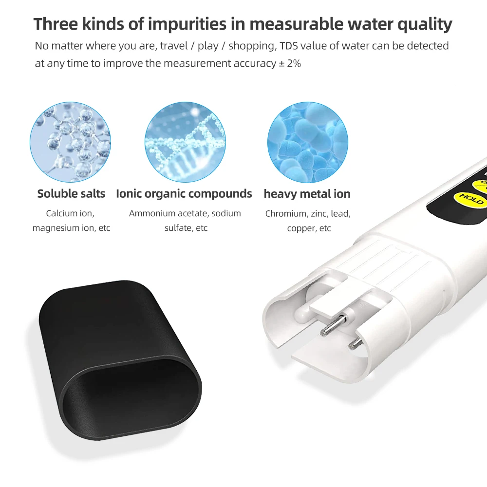 TDS-Messgerät 0–9990 ppm, digi – Ph Up Down Solution Bewertung und Preis