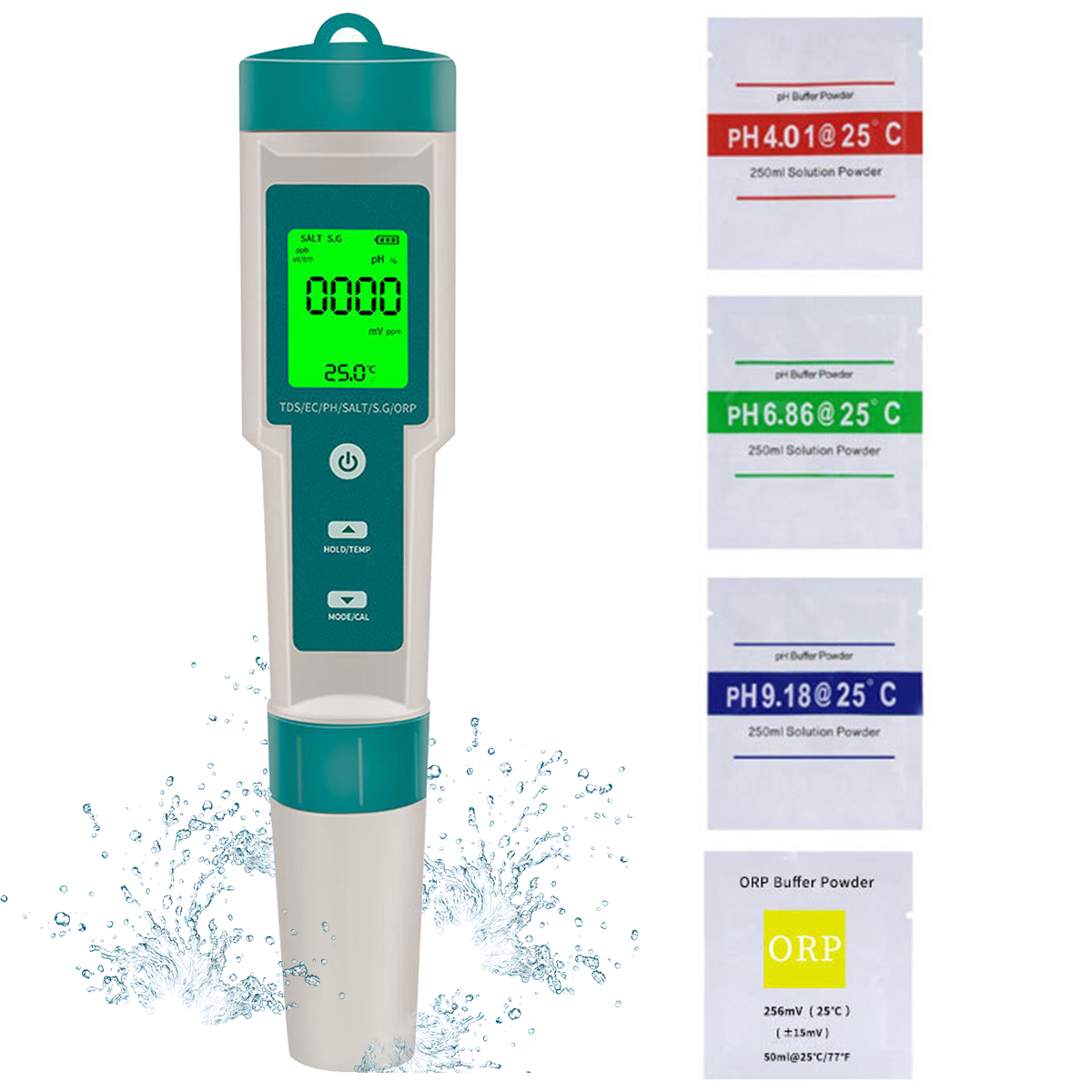 Digitales PH-Messgerät 7-in-1  – Ph Up Down Solution Bewertung und Preis