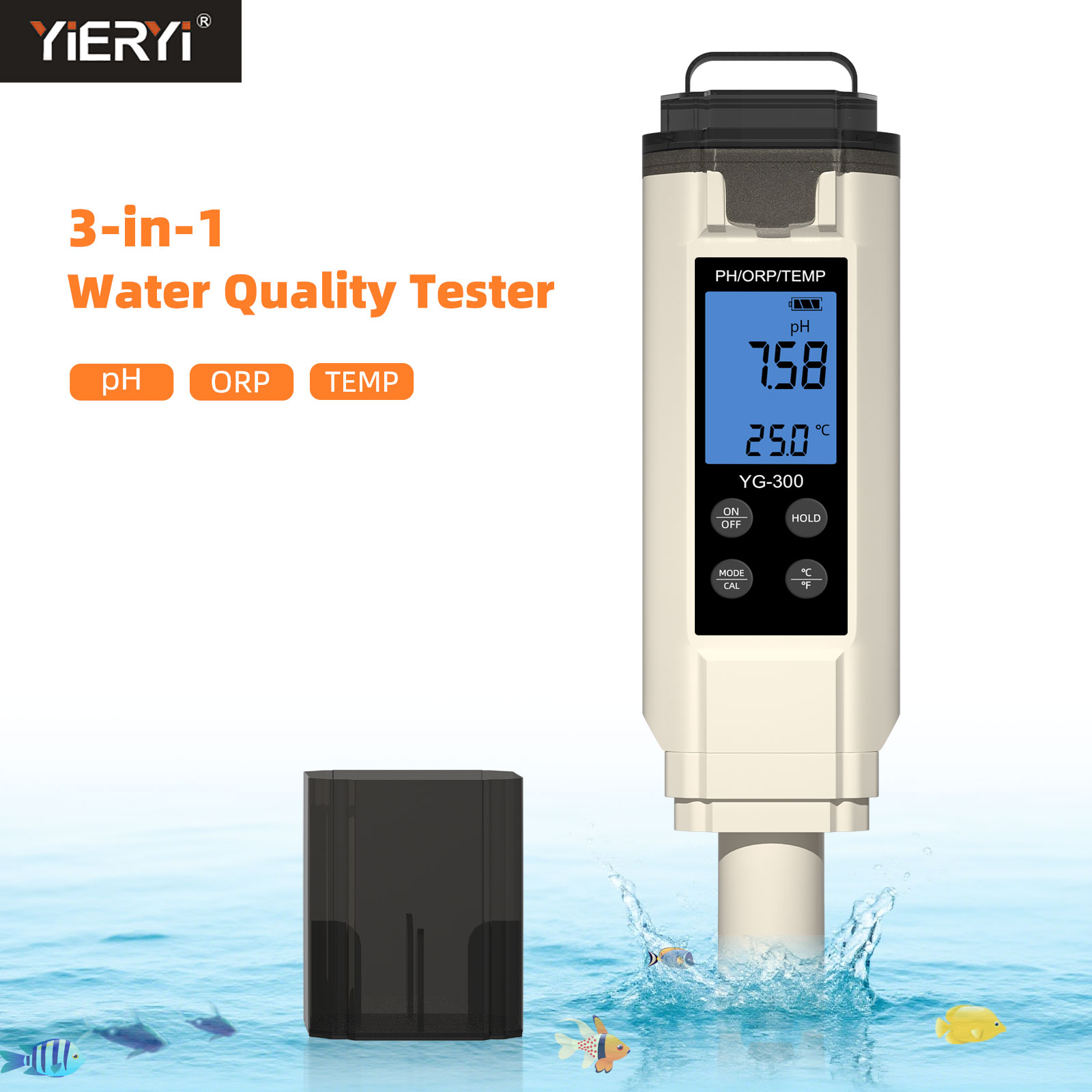 Yieryi Digitales 3-in-1 PH/ORP – Ph Up Down Solution Bewertung und Preis
