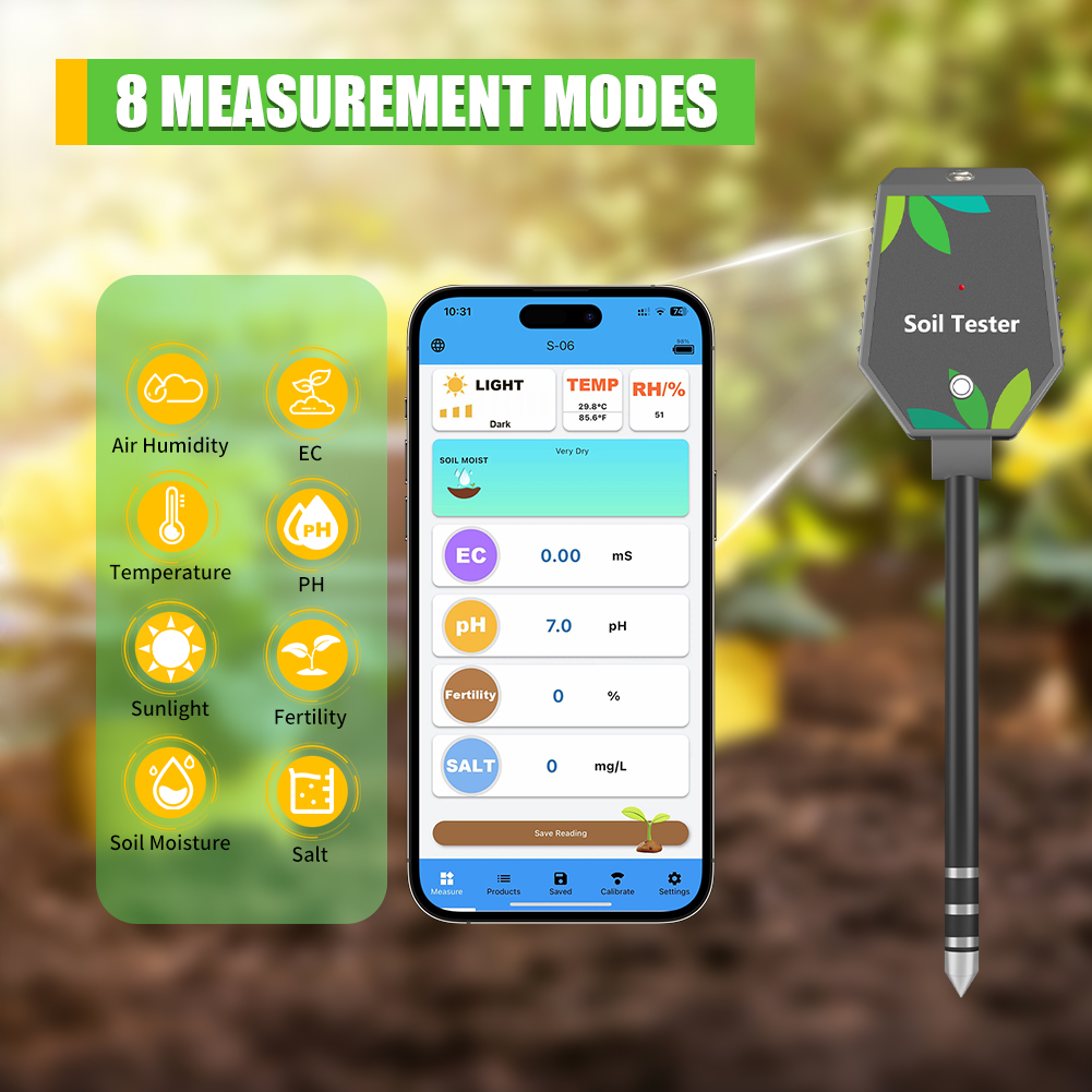 Yieryi 8-in-1 Smart Bodenteste – Ph Up Down Solution Bewertung und Preis