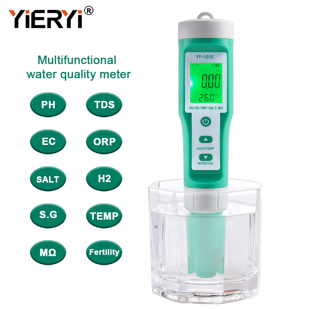10-in-1 Wasserqualitätsmessger – Ph Up Down Solution Bewertung und Preis