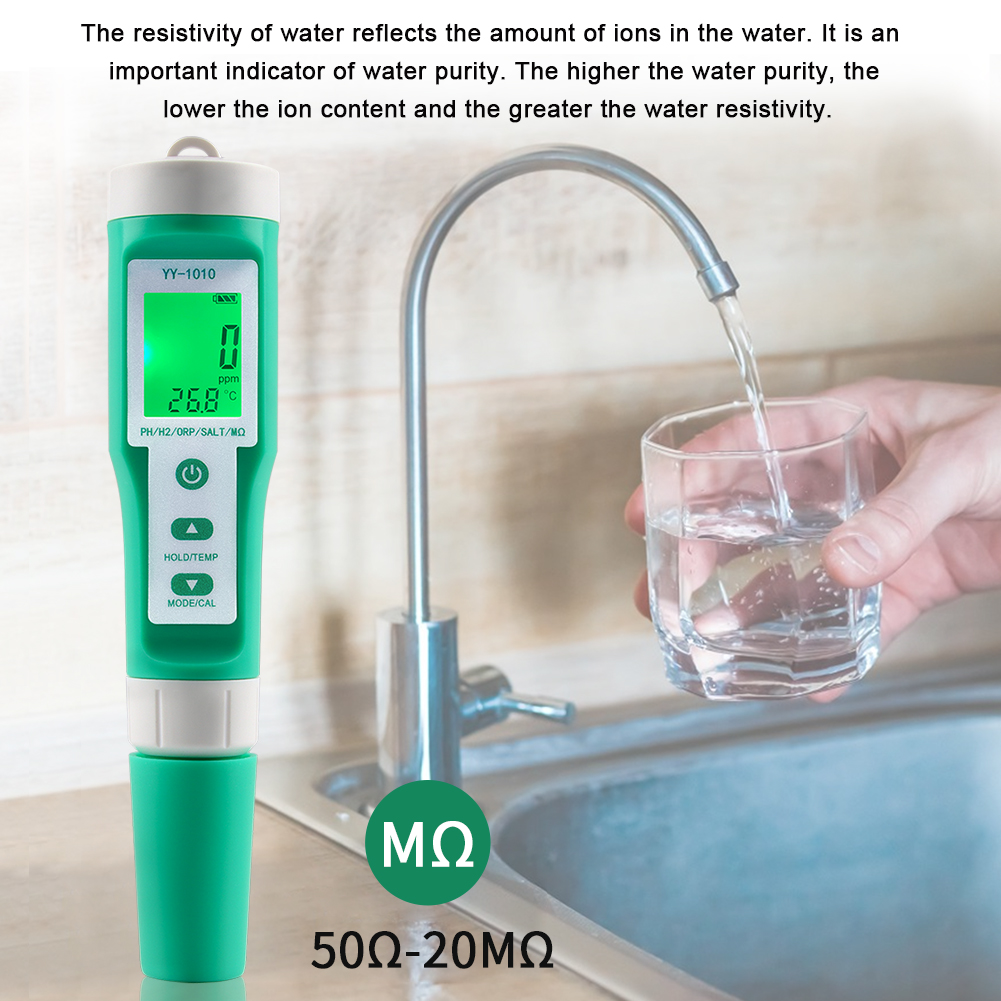 10-in-1 PH/EC/TDS/ORP/H2/SALT/ – Ph Up Down Solution Bewertung und Preis