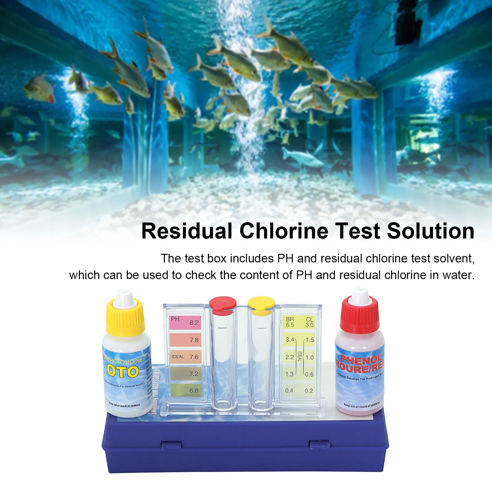 Testrohr-Wasserqualitätsprüflö – Ph Up Down Solution Bewertung und Preis