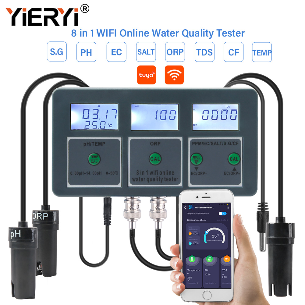 Yieryi WiFi Tuya Smart PH ORP  – Ph Up Down Solution Bewertung und Preis