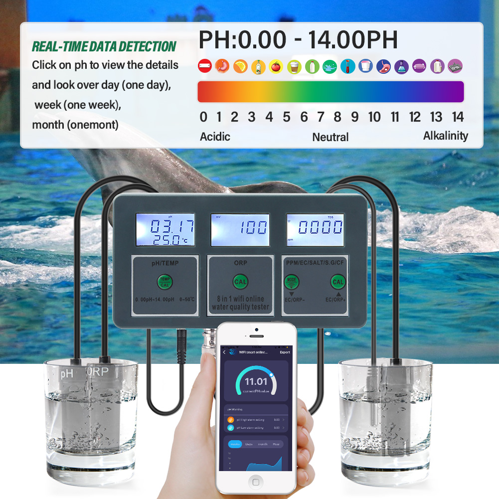 Yieryi WiFi Tuya Smart PH ORP  – Ph Up Down Solution Bewertung und Preis